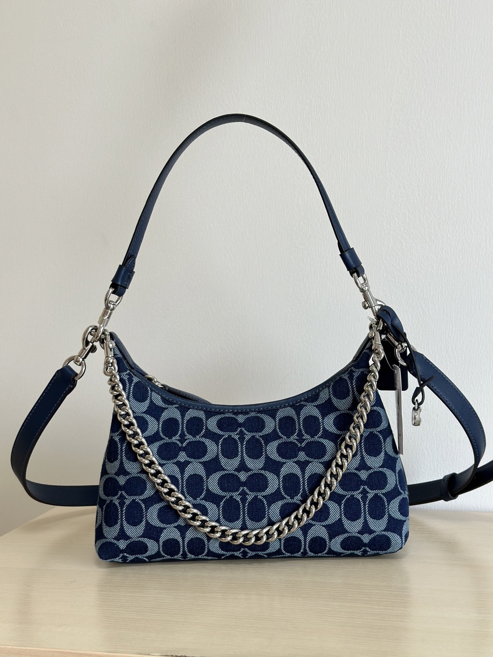 Coach blue backpack